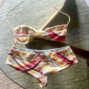 Emilio Pucci terry cloth bikini set